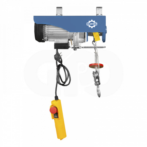 Мини электрическая таль стационарная GEARSEN PA 220В, 125/250кг, 12/6м